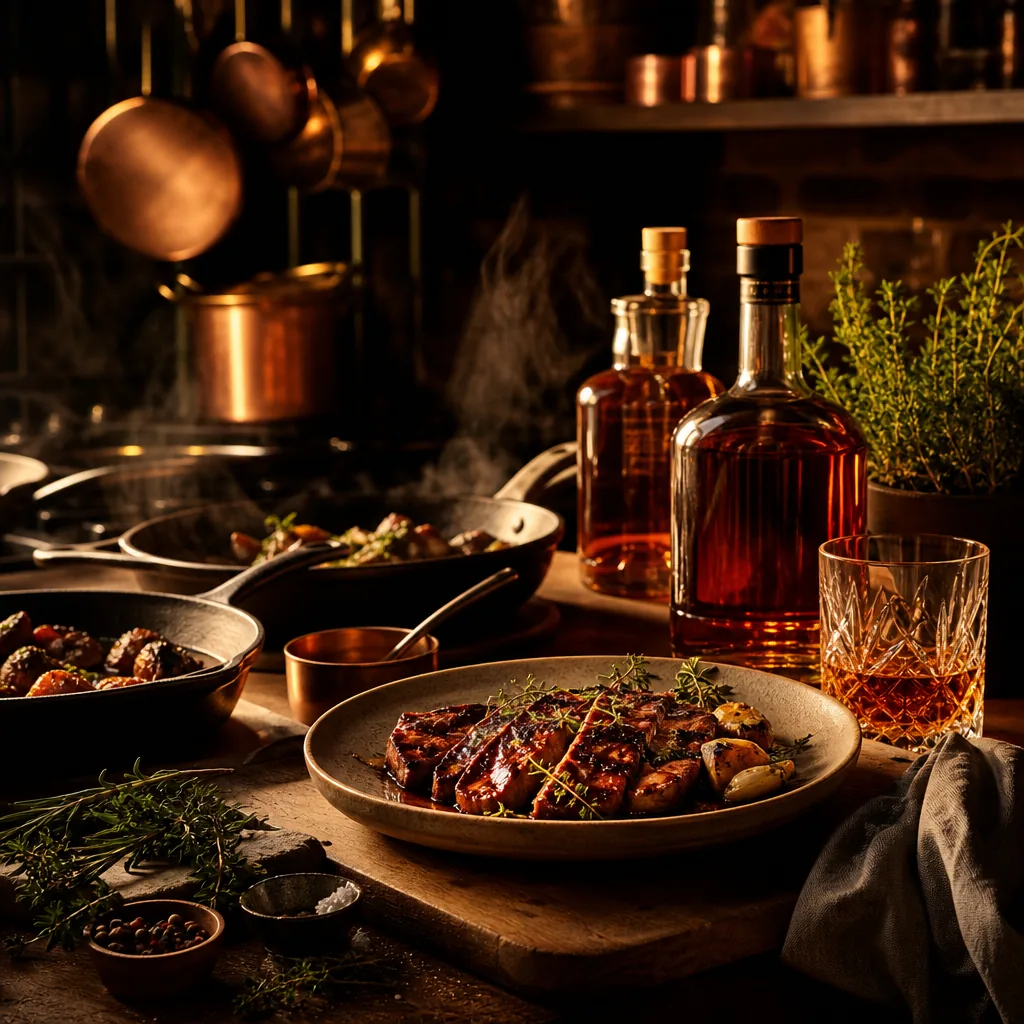 Boozy Bourbon Chefs kitchen